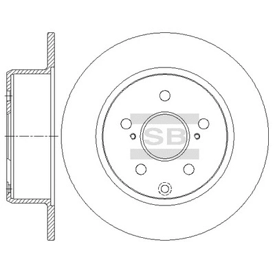 Disque de frein Hi-Q SD4687