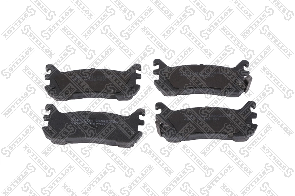 Kit de plaquettes de frein, frein à disque STELLOX 490 002B-SX