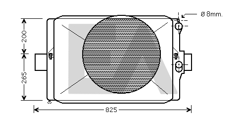 Radiateur, refroidissement du moteur EACLIMA 31R30013