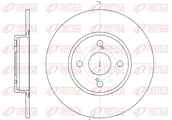 Disque de frein REMSA 6900.00