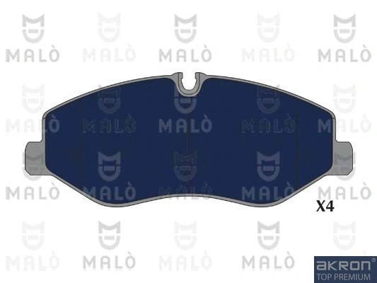 Kit de plaquettes de frein, frein à disque AKRON-MALÒ 1051280