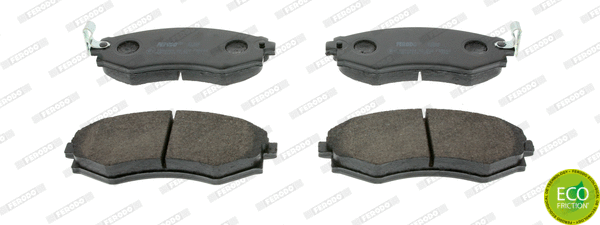 Kit de plaquettes de frein, frein à disque FERODO FDB600