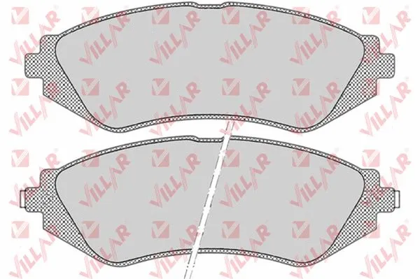 Kit de plaquettes de frein, frein à disque VILLAR 626.0682