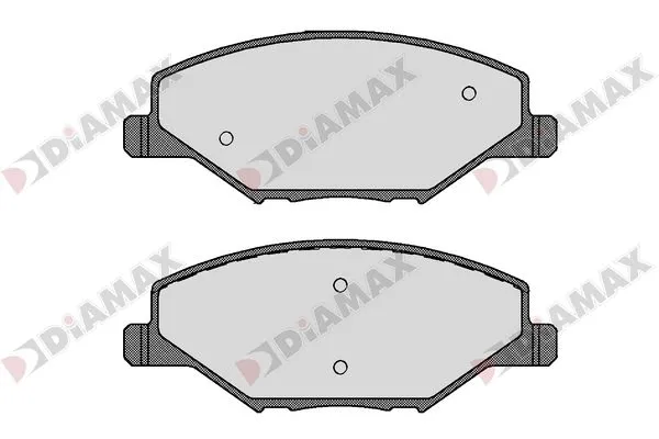 Kit de plaquettes de frein, frein à disque DIAMAX N09681
