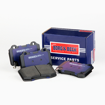 Kit de plaquettes de frein, frein à disque BORG & BECK BBP2433