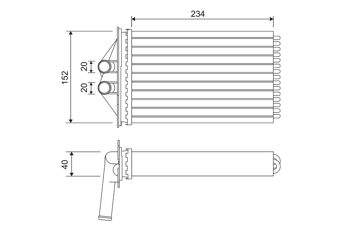 Système de chauffage VALEO 715306