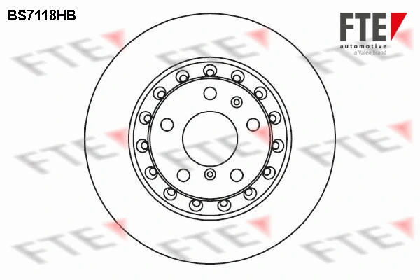Disque de frein FTE 9082589