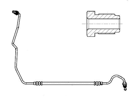 Flexible de frein CEF 518317