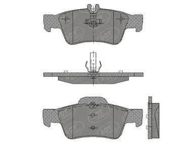 Kit de plaquettes de frein, frein à disque SCT - MANNOL SP 404 PR