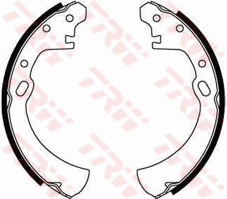 Jeu de mâchoires de frein TRW GS8589