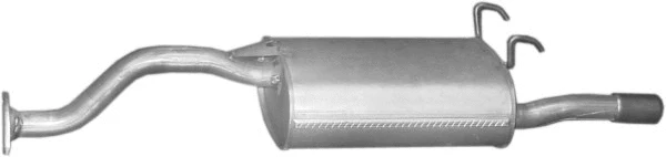 Silencieux arrière POLMO 09.84