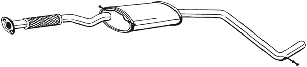 Silencieux central KLOKKERHOLM 285-851