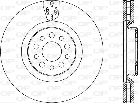 Disque de frein OPEN PARTS BDA2191.20
