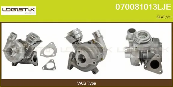 Turbocompresseur, suralimentation LGK 070081013LJE
