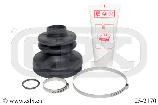 Jeu de joints-soufflets, arbre de commande CDX 25-2170