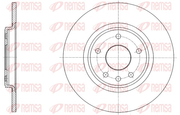 Disque de frein REMSA 61559.00
