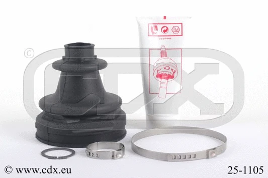 Jeu de joints-soufflets, arbre de commande CDX 25-1105
