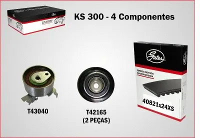 Kit de courroie crantée GATES-BR KS300