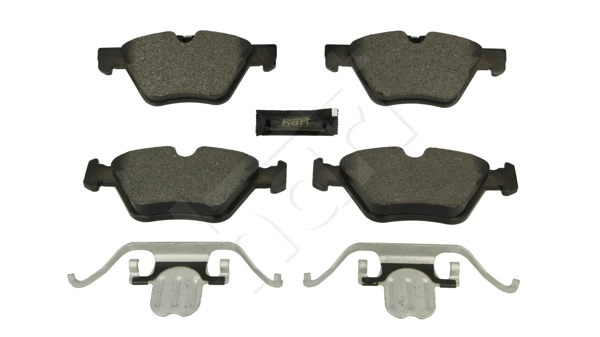 Kit de plaquettes de frein, frein à disque HART 261 602
