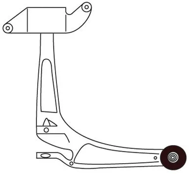 Bras de liaison, suspension de roue FRAP F3296