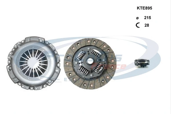 Kit d'embrayage PROCODIS FRANCE KTE895