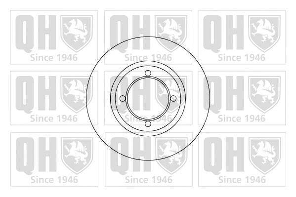 Disque de frein QUINTON HAZELL BDC3381
