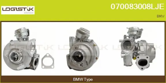 Turbocompresseur, suralimentation LGK 070083008LJE