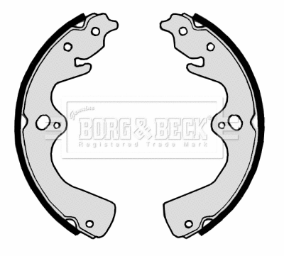 Jeu de mâchoires de frein BORG & BECK BBS6312