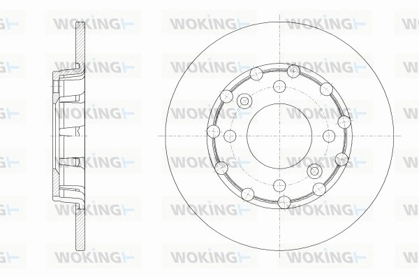 Disque de frein WOKING D62539.00