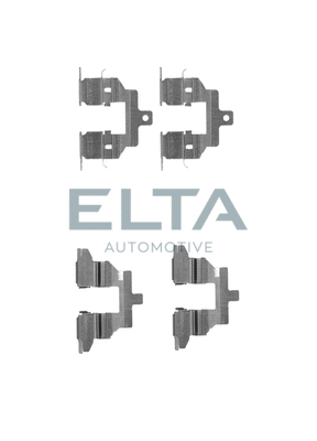 Kit d'accessoires, plaquette de frein à disque ELTA AUTOMOTIVE EA8709