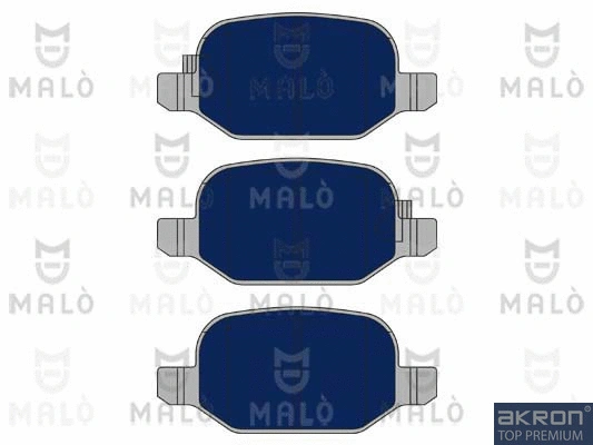 Kit de plaquettes de frein, frein à disque AKRON-MALÒ 1050921