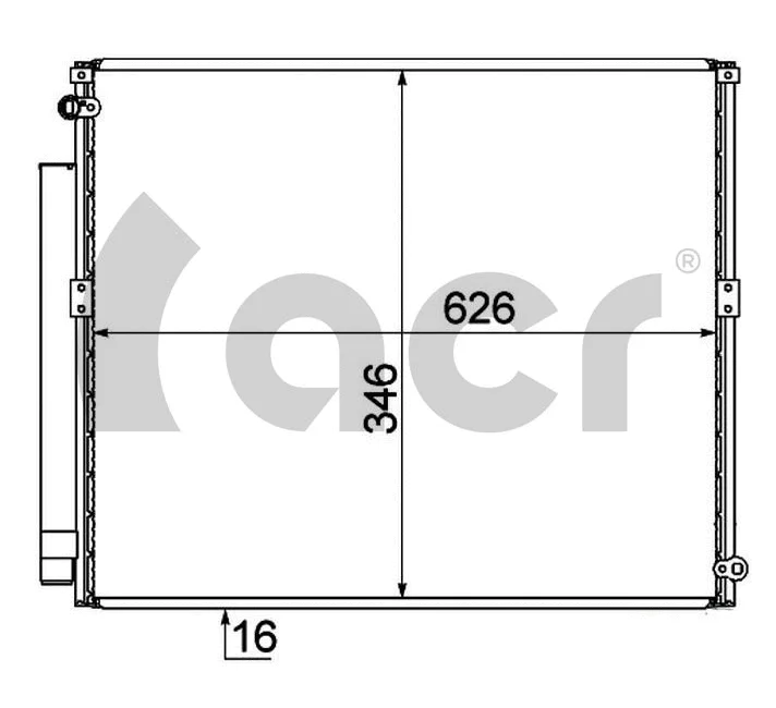 Condenseur, climatisation ACR 300683