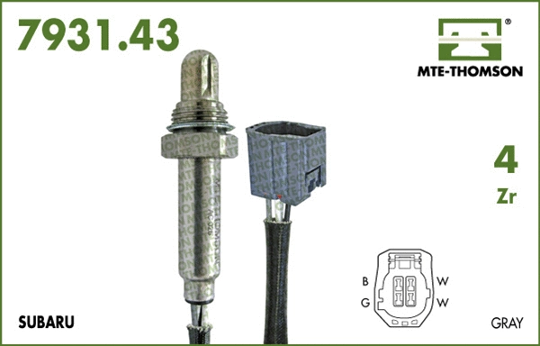Sonde lambda MTE-THOMSON 7931.43.072