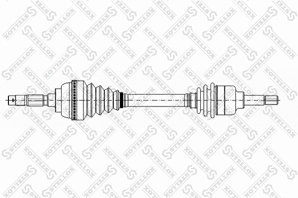 Arbre de transmission STELLOX 158 1006-SX