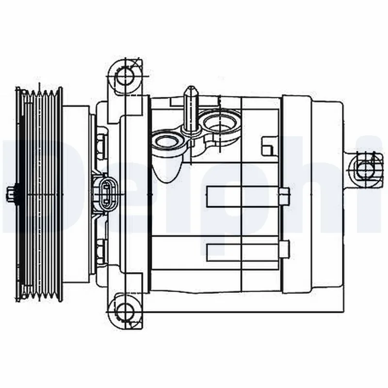 Compresseur, climatisation DELPHI TSP0155984