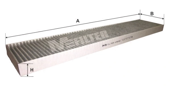 Filtre, air de l'habitacle MFILTER K 909C