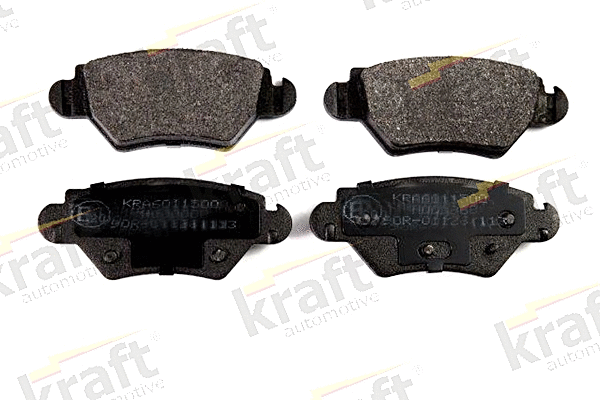 Kit de plaquettes de frein, frein à disque KRAFT AUTOMOTIVE 6011500