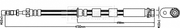 Flexible de frein BORG & BECK BBH8502
