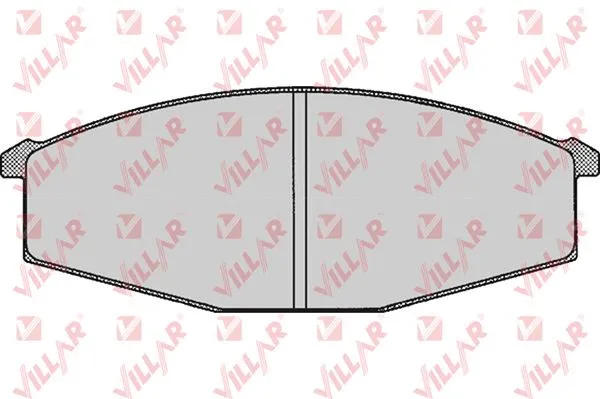 Kit de plaquettes de frein, frein à disque VILLAR 626.0289