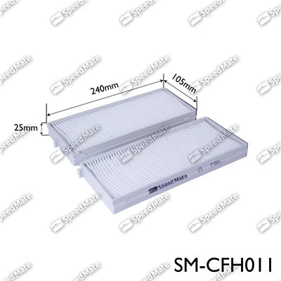 Filtre, air de l'habitacle SpeedMate SM-CFH011