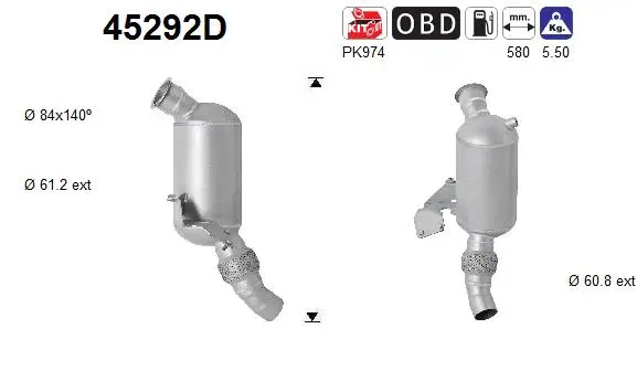 Catalyseur AS 45292D