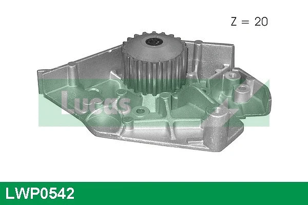 Pompe à eau, refroidissement du moteur LUCAS LWP0542