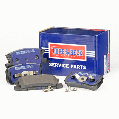 Kit de plaquettes de frein, frein à disque BORG & BECK BBP1758