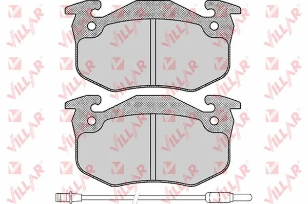 Kit de plaquettes de frein, frein à disque VILLAR 626.0230