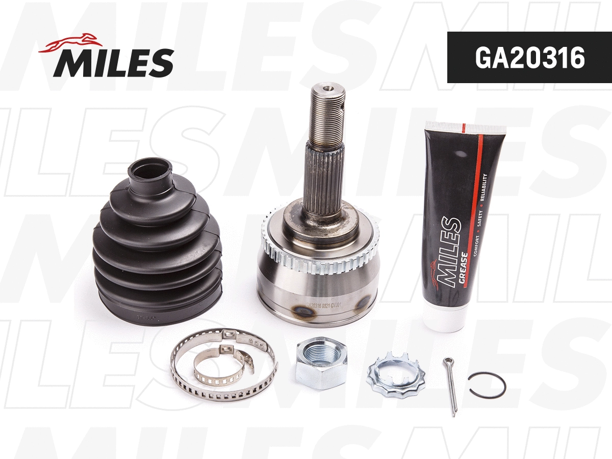 Jeu de joints, arbre de transmission MILES GA20316