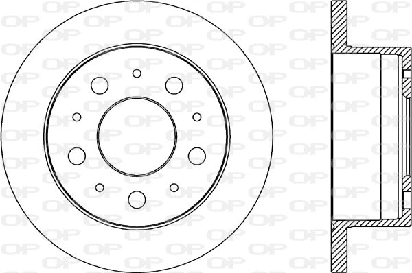 Disque de frein OPEN PARTS BDA2033.10