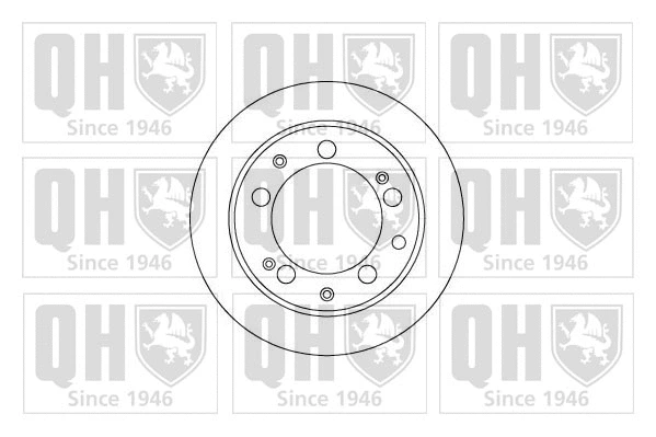 Disque de frein QUINTON HAZELL BDC4827