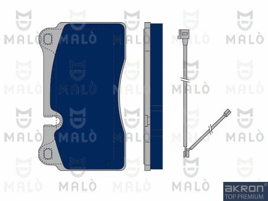 Kit de plaquettes de frein, frein à disque AKRON-MALÒ 1050369