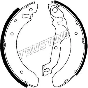 Jeu de mâchoires de frein TRUSTING 040.117