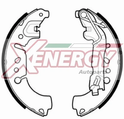 Jeu de mâchoires de frein AP XENERGY X50723